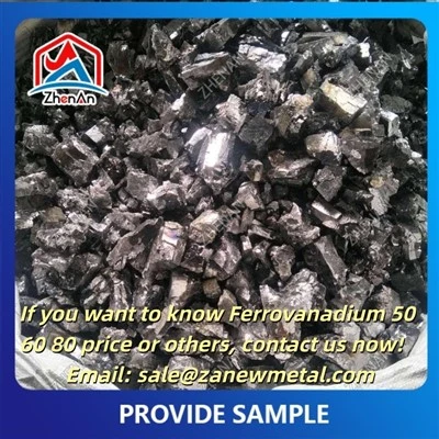 Ferrovanadium 60% 50-100 mm Morceaux
